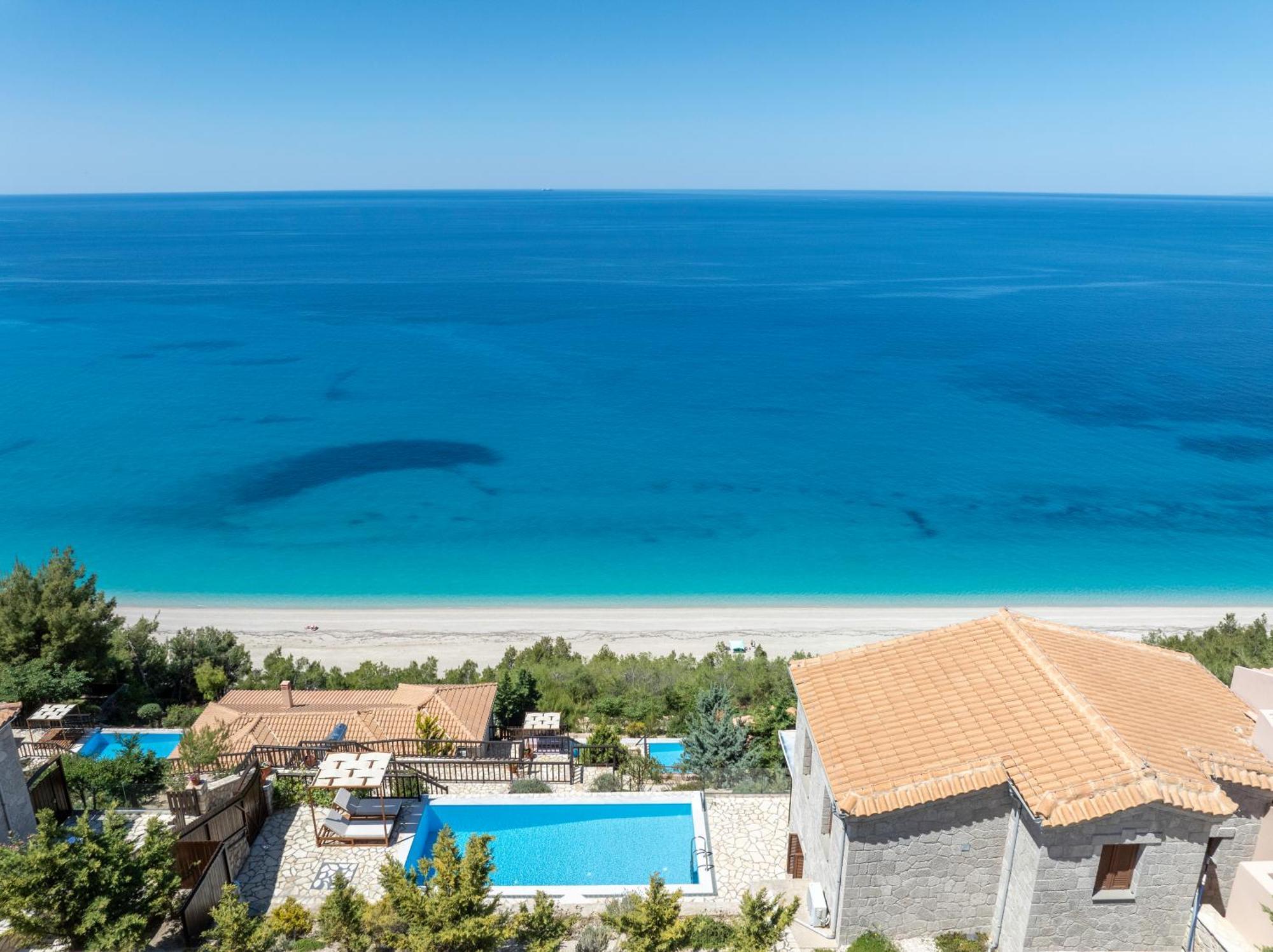 Milos Paradise Luxury Villas Áyios Nikítas Dış mekan fotoğraf